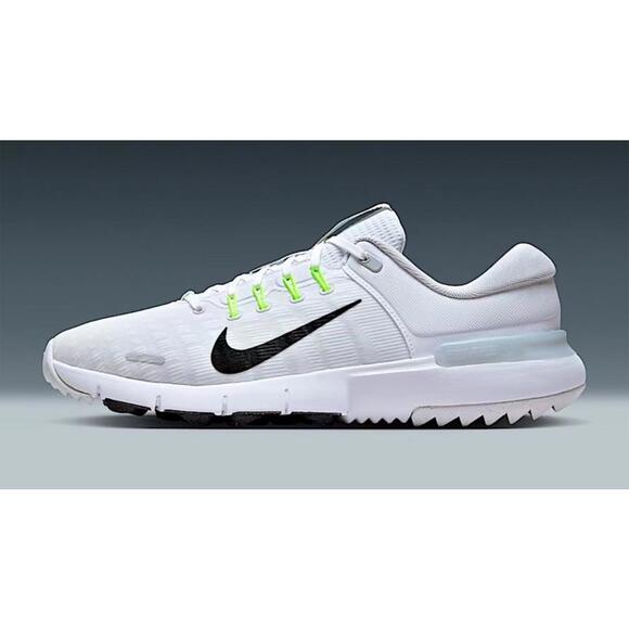 Nike Free Golf NN Men’s Golf Shoes-White/Black/Platinum Size 12 NIB